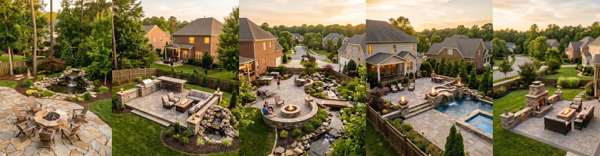 Completed outdoor living projects